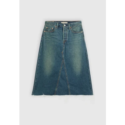 Abbildung von Levi&#039;s Decon Alinienrock, Damen, Größe: 32, Hinged heart