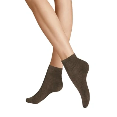 Abbildung von Hudson Damen Socken Relax Cotton weich Brownmel. 0763 39 42