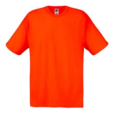 Abbildung von Fruit of the Loom T Shirt &#039;Original T&#039; / Orange, S