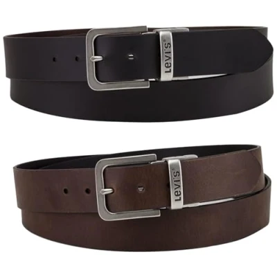 Abbildung von Levi&#039;s Plus Reversible CORE Unisex Gürtel, Größe: 135, Brown