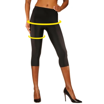 Abbildung von LASCANA Caprileggings, aus leicht glänzender Qualität, Loungewear