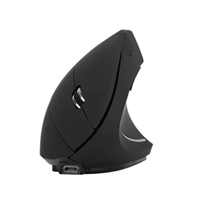 Abbildung von ASHATA Ergonomische optische Maus, 2.4G Wireless Maus Vertikale Funkmaus Vertical Mouse,Tragbar Kabellose Ausführung 800/1200/1600 DPI,für PC/Laptop Notebook