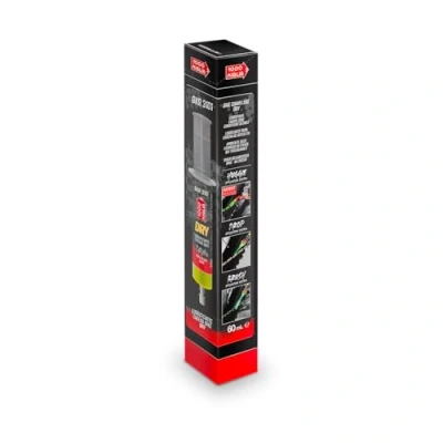 Abbildung von Errecom 1001 Miglia BKR 3101 DRY Fahrradkette Schmiermittel für trockene und staubige Straßenbedingungen 60ml, Spritze mit Drop Huggie System Applikatoren, fluoreszierende duftende Formel