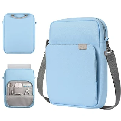 Abbildung von TiMOVO 9 11&quot; Funda para Tableta Con Correa de Hombro iPad 10ª Gen. 10.9&quot;, 9ª/8ª/7ª 10.2&quot;, Air 11/Air 5ª/4ª 10.9&quot;,Galaxy Tab A9+/A9 Plus 11&quot;, Hellblau