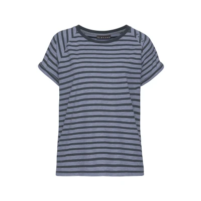 Abbildung von Elbsand Kurzarmshirt Caira mit Streifen, T Shirt aus Baumwoll Mix, sportlich und bequem