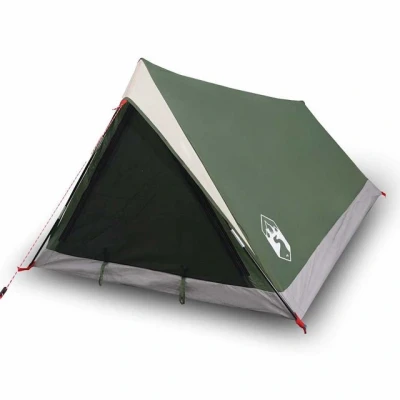 Abbildung von vidaXL Campingzelt, Trekkingzelt für 2 Personen Wasserdicht, Zelt mit Insektenschutz Outdoor Camping Wandern, Wanderzelt Leicht Tragbar, Grün