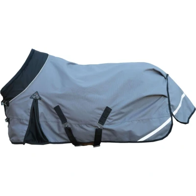 Abbildung von HKM Outdoordecke Liberty 1200D Fleece Fütterung Grau/Schwarz 115