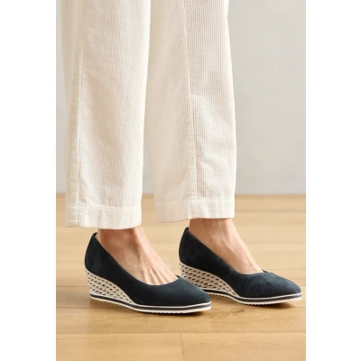 Abbildung von Tamaris Keilpumps, Damen, Größe: 40, Navy Schuhe