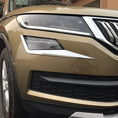 Abbildung von für Kodiaq 2017 2018 2019 2020 Glänzend Exterieur Nebelscheinwerfer Dekor ABS 2 Stück