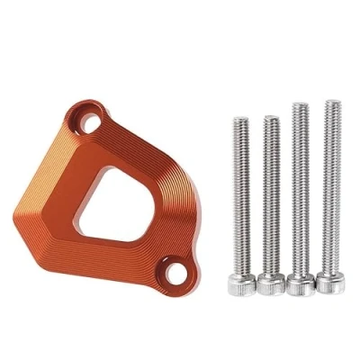 Abbildung von DShanLa Rechte Motorkupplungsnehmerzylinder Schutz Abdeckung gepasst for K.T.M 1050 1090 Adventure 1190 RC8 R 1290 Super Duke ADV 990 SM/R (Color : Orange)