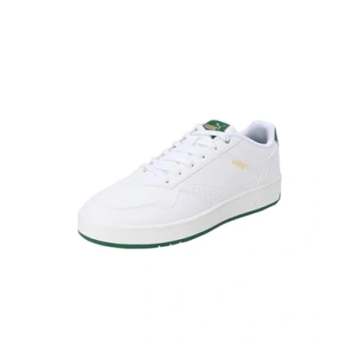 Abbildung von Puma Court Classic Sneakers Schuhe White/Vine/Gold Größe: 42.5