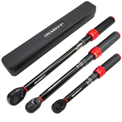 Abbildung von HASKYY Drehmomentschlüssel Set 3tlg 5 25NM 20 120NM 40 220NM