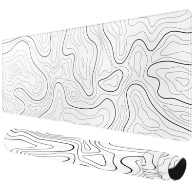 Abbildung von Rcege Großer Mauspad für Schreibtisch 600x300mm Gaming mit genähten Kanten, Nicht rutschender Unterlage, Schreibtischmatte Tastatur und Maus