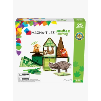 Abbildung von MagnaTiles Jungle Animals Baukasten 25 Teile