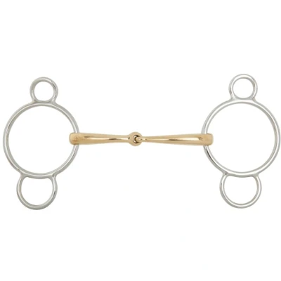 Abbildung von BR Single Broken Pessoa Loose Ring Trense Weicher Kontakt 16 mm Ø Mittelring 70 13,5 1 Farbe Grau