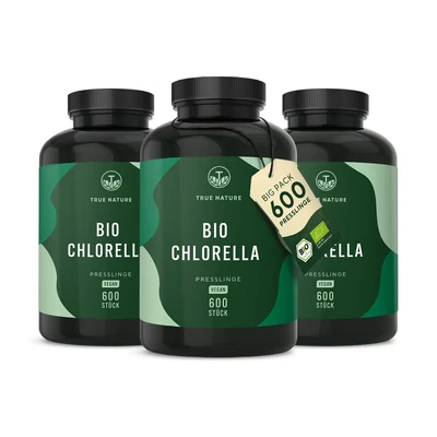 Abbildung von Bio Chlorella Presslinge Chlorophyll und Carotinoide 1800 St