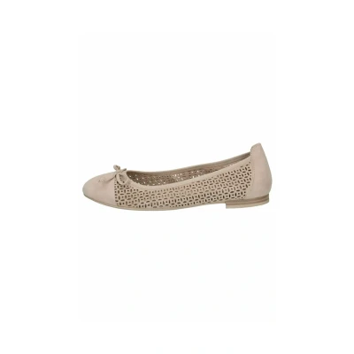 Abbildung von Caprice Klassischer Ballerina, Damen, Größe: 37, Sand suede Schuhe