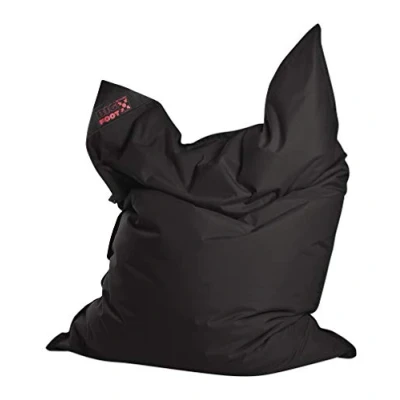 Abbildung von Sitting Point BigFoot SCUBA bequemer Sitzsack 130x170x20cm 380L Indoor/Outdoor Made in Germany Schwarz