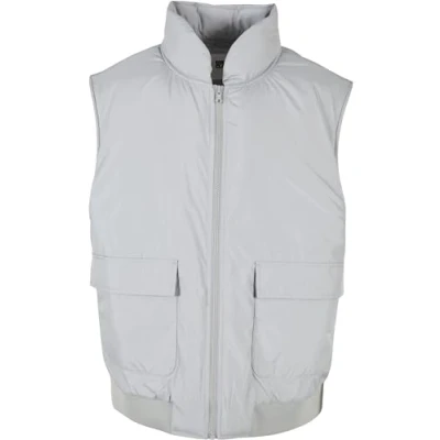Abbildung von Urban Classics Clean Puffer Weste, Herren, Größe: Medium, Lightasphalt