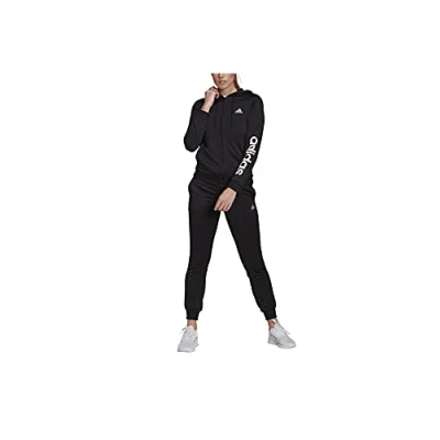 Abbildung von adidas Performance W LIN FT TS Trainingsanzug, Damen, Größe: Medium, Black/white