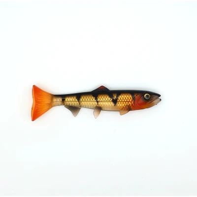 Abbildung von Hostagevalley Troubletail 22cm (120g) Transparent Perch Gummifisch