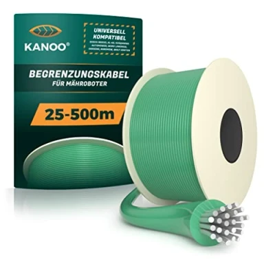 Abbildung von kanoo® Universal Begrenzungskabel für Mähroboter Begrenzungsdraht Rasenroboter Premium Kabel Ø2,7mm (800m)