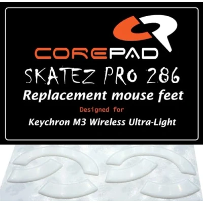 Abbildung von Corepad Skatez PRO 286 Ersatz Mausfüße kompatibel mit Keychron M3 Wireless Ultra Light