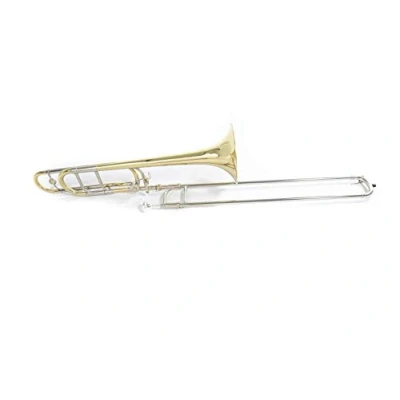 Abbildung von Roy Benson Bb/F Tenorposaune TT 242F (Quartventil, 8,5&quot; Messing Schallstück, 13,89 mm Bohrung, Neusilber Zügen, ergonomisches Design, in einem praktischen Formetui)