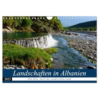 Abbildung von Landschaften in Albanien (Wandkalender 2025 DIN A4 quer), CALVENDO Monatskalender
