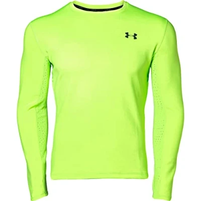 Abbildung von Under Armour Herren Langarmshirt Qualifier Coldgear Longsleeve, Orange, XL, 1344061 884