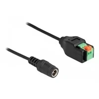 Abbildung von DC 5,5 x 2,1mm Buchse zu Terminalblock Adapter