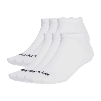 Abbildung von adidas Unisex LINEAR CREW SOCKS CUSHIONED 6 PAIR PACK, White/Black, 5 Years