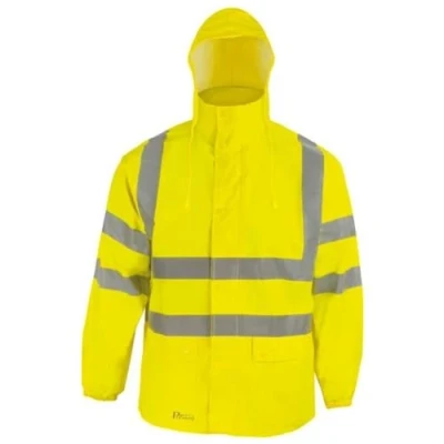 Abbildung von Terrax Workwear Regenjacke Warnschutz 60832