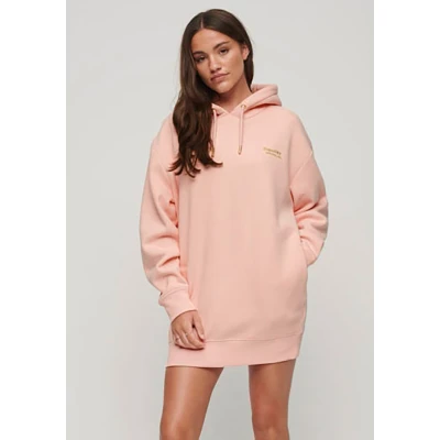 Abbildung von Superdry Essential LOGO Freizeitkleid, Damen, Größe: XXS/XS, Strawberry cream pink