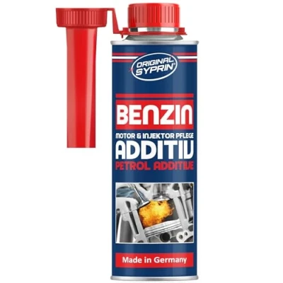 Abbildung von SYPRIN Original Benzin Additiv Benzinzusatz für bessere Motorenleistung und Abgaswerte Zusatz gegen Verkorkungen an Ventilen Einspritzdüsen