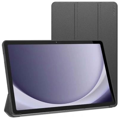 Abbildung von ebestStar Hülle für Samsung Galaxy Tab A9+ SM X210 (2023), Slim Smart Cover (Ultra Dünn), Schutzhülle Etui, Ständer Case Silikon, Schwarz