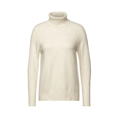Abbildung von Cecil Rollkragenp Strickpullover, Damen, Größe: Small, Beige