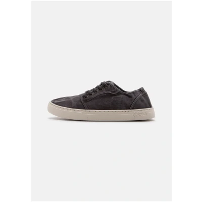 Abbildung von Natural World Eco 6602E Men&#039;s Trainers Organic Cotton Canvas Shoes 100% EcoFriendly Black Color
