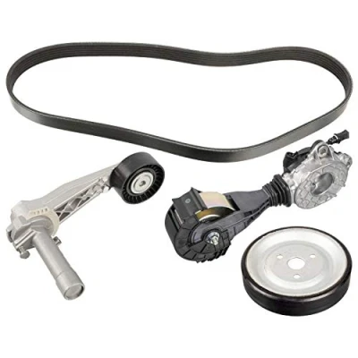 Abbildung von FEBI BILSTEIN 107428 Keilrippenriemensatz mit Riemenscheibe Spannelement MINI: Countryman, Schrägheck, Coupe