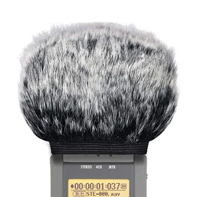 Abbildung von SUNMON Mikrofon Windschutzscheiben Muff für Zoom H4N tragbare digitale Recorder Outdoor Windschutzscheibe, Windschutz, Pop Filter