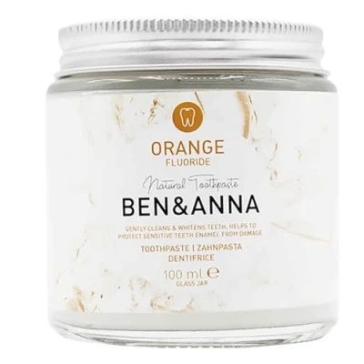 Abbildung von Ben &amp; Anna Zahnpasta im Glas Orange Fluoride 100ml