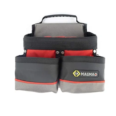 Abbildung von C.K Magma Universal Werkzeugtasche für Gürtel, Gürteltasche mit 10 Einfach Zugängliche Taschen Schraubendreher, Hammer, Cuttermesser, Nägel, Elektriker Werkzeug Tasche Groß, Tool Belt Bag, MA2736