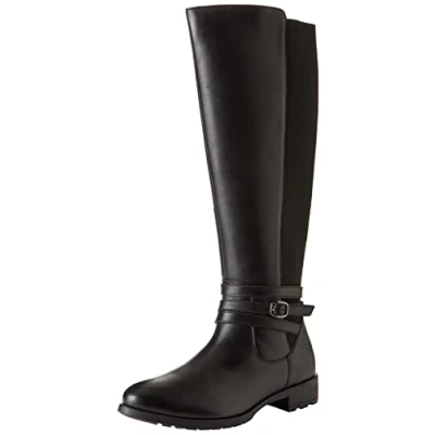 Abbildung von Hush Puppies Damen Vanessa Halblange Stiefel, Schwarz, 36 EU