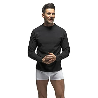 Abbildung von HEAT HOLDERS Herren Thermo Innenfleece Langarm Unterhemd Performance Funktion Baselayer Für Sport Outdoor Im Winter Atmungsaktiv Funktionsshirt (S, Xx warm original)