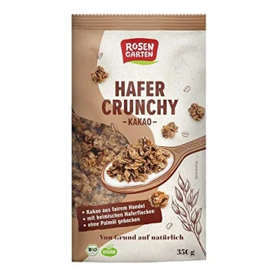 Abbildung von ROSENGARTEN Hafer Crunchy, Kakao, 350g (1er Pack)