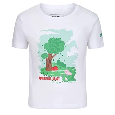 Abbildung von Regatta Unisex Kinder Peppa Tee T Shirt, Weiß, 5 Jahre EU