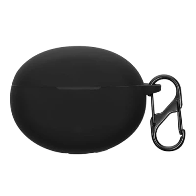 Abbildung von kwmobile Hülle kompatibel mit OnePlus Nord Buds 3 Pro Kopfhörer Silikon Schutzhülle Etui Case Cover Schoner in Schwarz