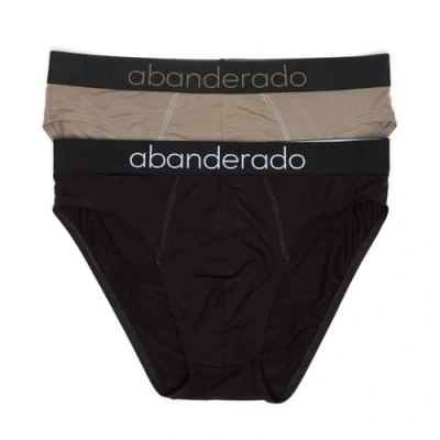 Abbildung von Abanderado Herren Sensitive Shorts, Schwarz/Khaki, M (2er Pack)
