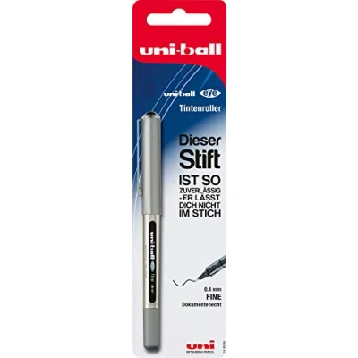 Abbildung von uni ball 148998 Tintenroller Eye UB 157, fine, 0,4 mm, Blisterkarte, schwarz, 1 Stück