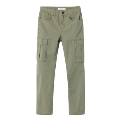 Abbildung von Name it Nkfrose Cargohose für Kinder, Größe: 122, Deep lichen green